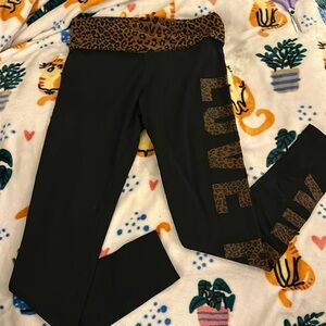 Victorias Secret Cheetah Print yoga pants